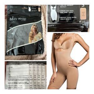 BodyWrap womens Long-leg Under Bust Bodysuit Shapewear